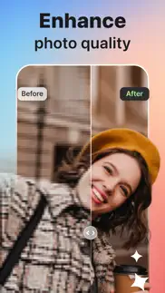 retoucher ai photo enhancer iphone screenshot 1