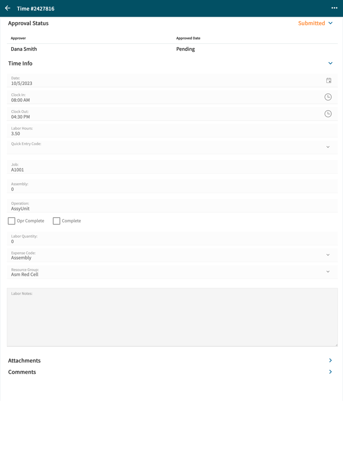 Epicor Time Management