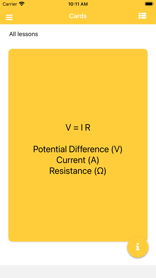 #4. GCSE Physics Flashcards (iOS) Podle: Saman Wijenayake