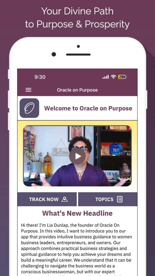 #2. Oracle on Purpose (iOS) 由: Lia Dunlap