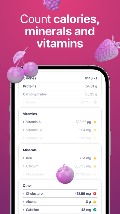 Nutrition Lab: track bmr & bmi Screenshot