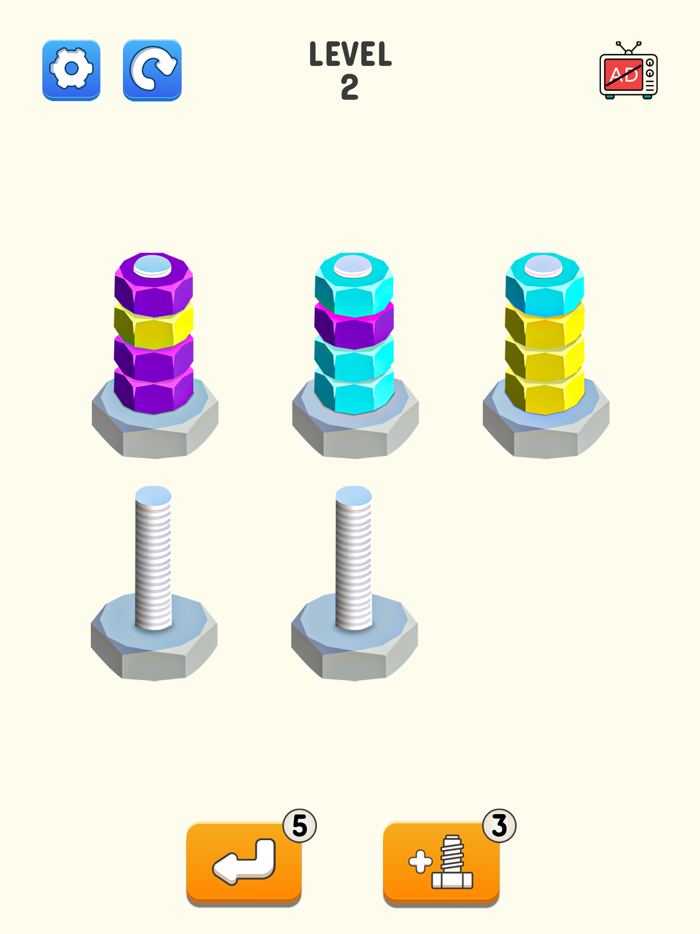 Screw Sort Nuts and Bolts