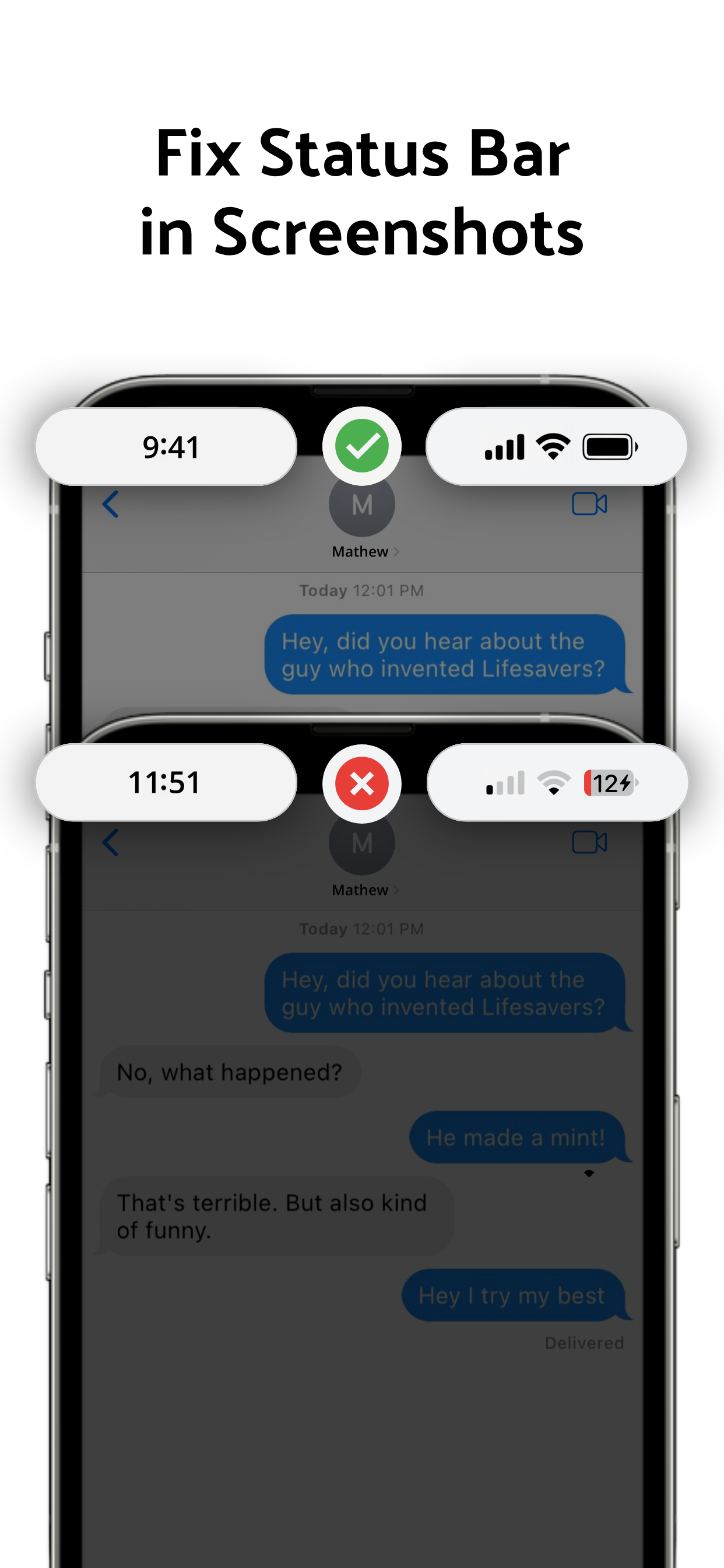 Status Bar - Screenshot Editor