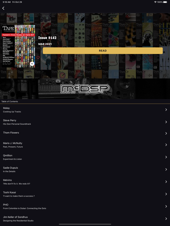 Screenshot #6 pour Tape Op Magazine