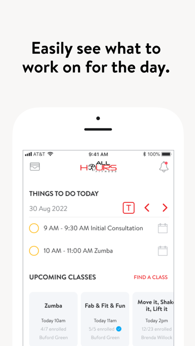 All Hours Fitness Screenshot