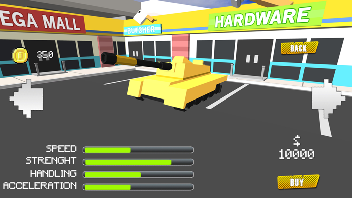 Blocky Car Chase Sim 2021