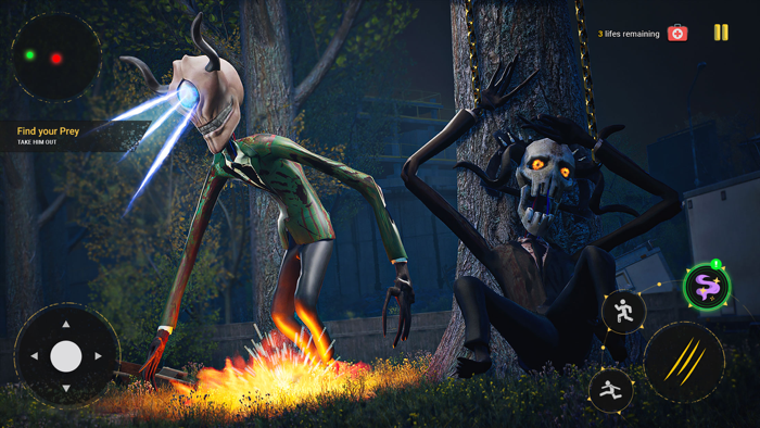 Scary Head Horror Monster 3D