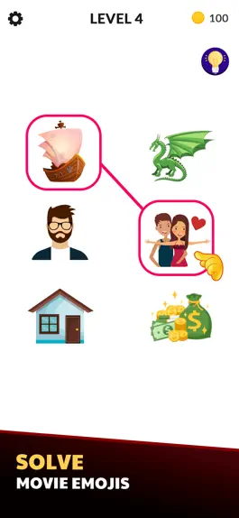 Game screenshot Movie Emoji Puzzle: Match game mod apk