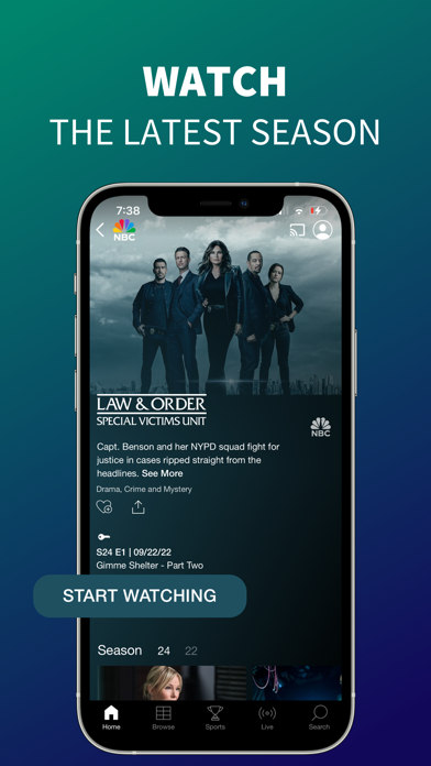 The NBC App – Stream TV Shows Screenshot