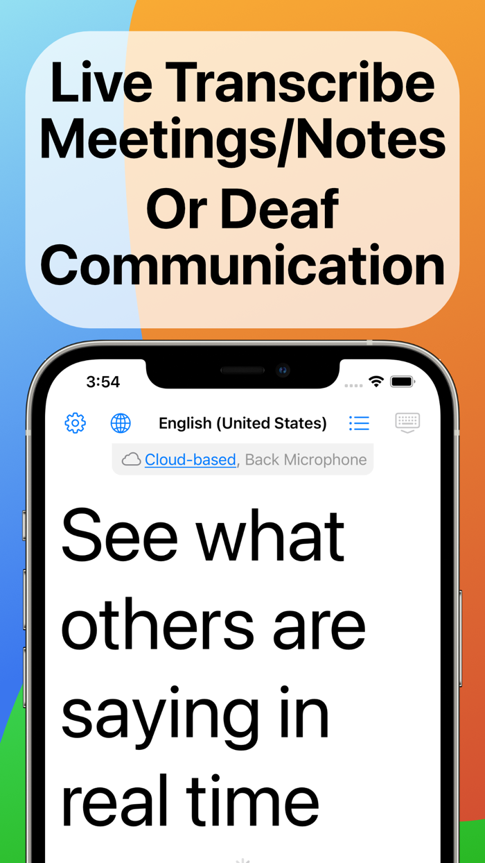 MiniSpeech Live Transcribe
