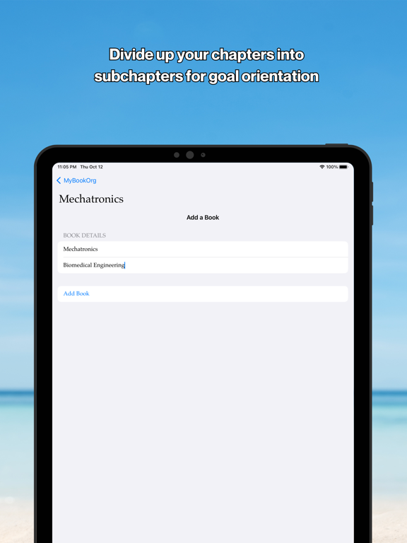 MyBookOrg iPad screenshot 4 - Book app