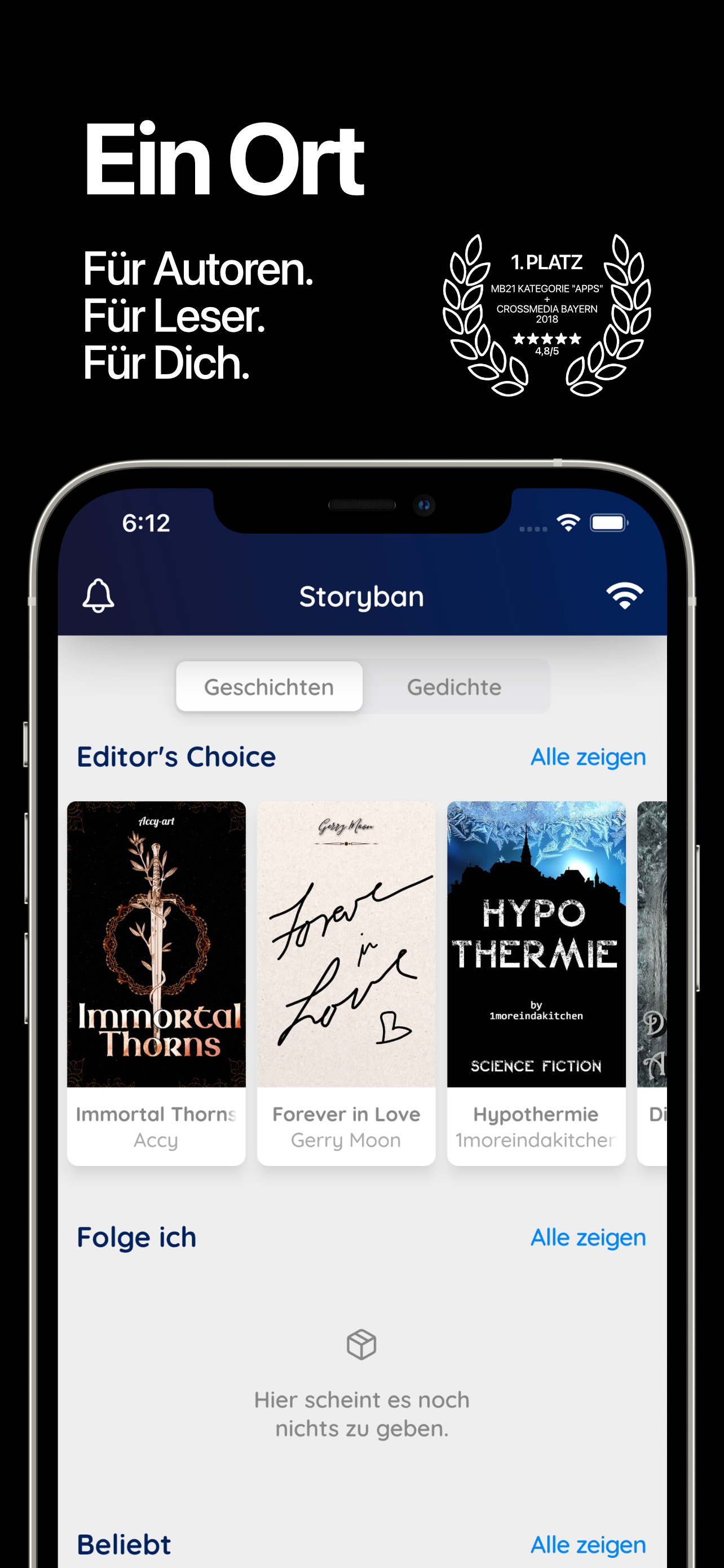 Wattpad alternative: Storyban