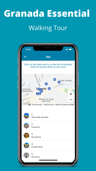 Walking Tour Granada Screenshot