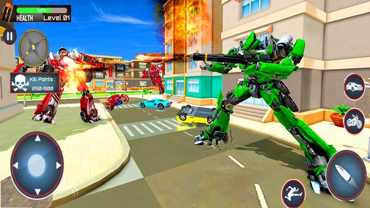 Superhero Robot Action Game
