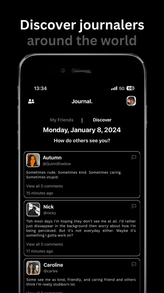 #3. Journal. Be real with words. (iOS) 由: Journal Labs LLC