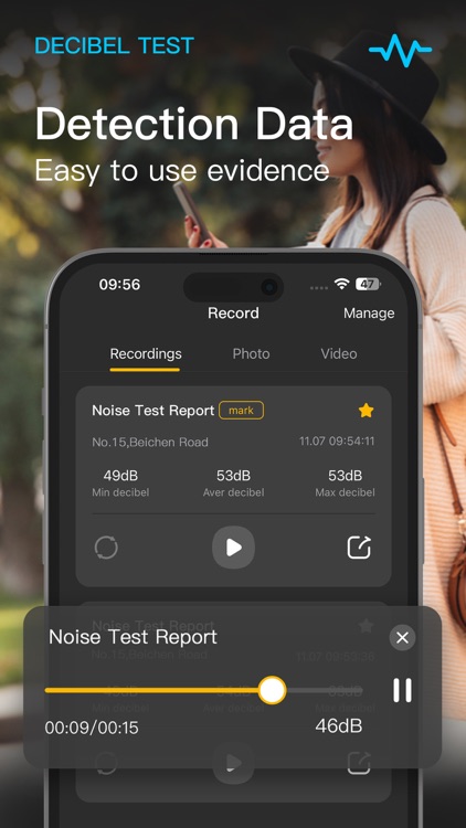 DB-Decibel sound level meter