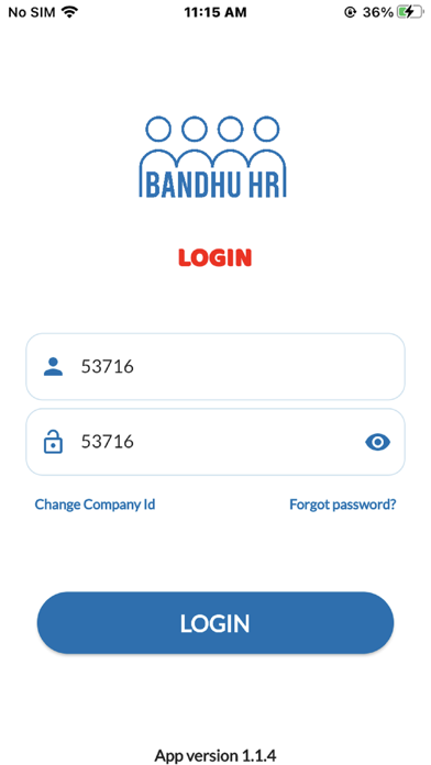 BandhuHr Screenshot