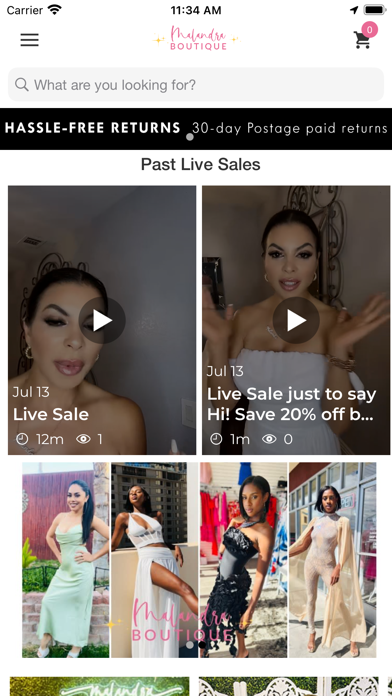 Malandra Boutique Screenshot