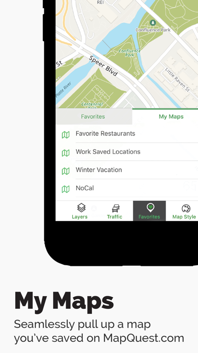 MapQuest GPS Navigation & Maps Screenshot