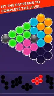 bubble tangram puzzle master iphone screenshot 2