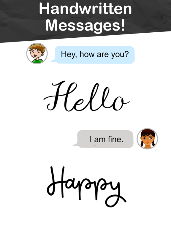 Screenshot #5 pour Handwritten Messages!