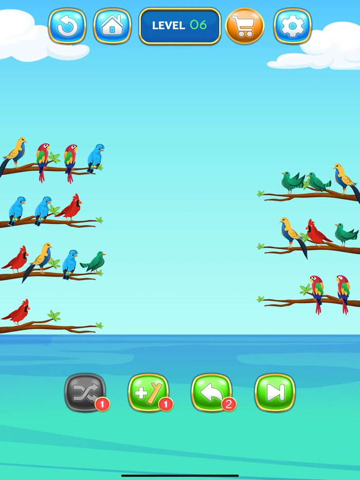 Birdy Sort Matching Puzzle