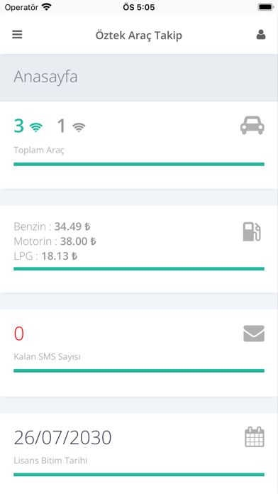 Araç Takip Öztek Screenshot