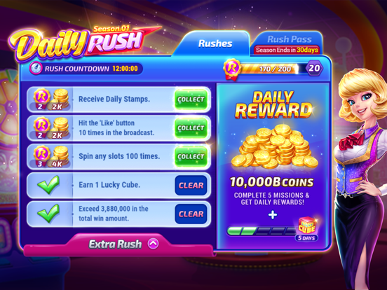 Rock N' Cash Casino-Slots Game iPad app afbeelding 4