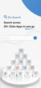 Search across Zoho- Zia Search screenshot #1 for iPhone