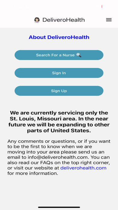 Delivero Health Screenshot