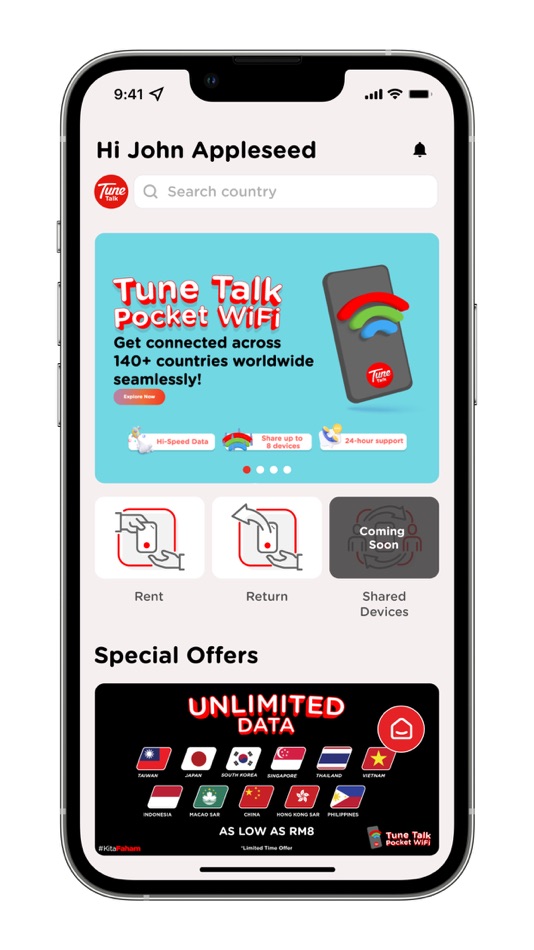 Tune Talk Pocket Wifi - 1.0 - (iOS)