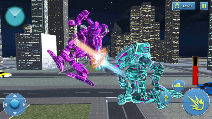 Robot Car War Transform Fight