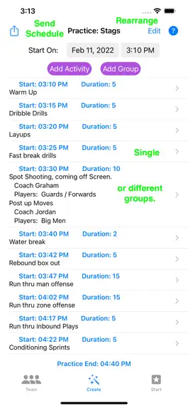 Game screenshot Coach Practice Planner apk