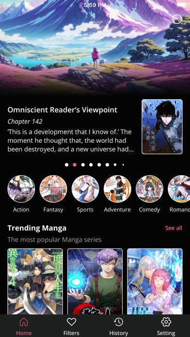 Manga Man: Top Manga Reader HDのおすすめ画像1