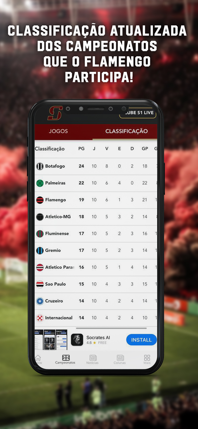 S1Live - Tudo sobre o Flamengo