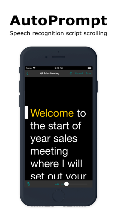 Screenshot #3 for Autoprompt AI Teleprompter