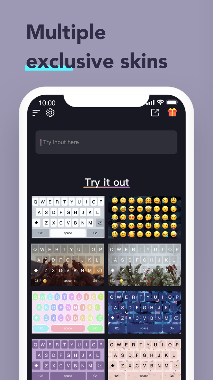 Fonts - Keyboardskins and emoji