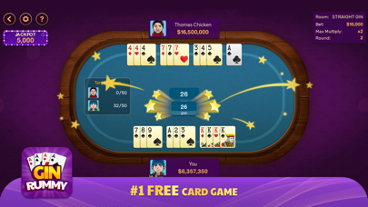 Gin Rummy: Offline Gameのおすすめ画像2