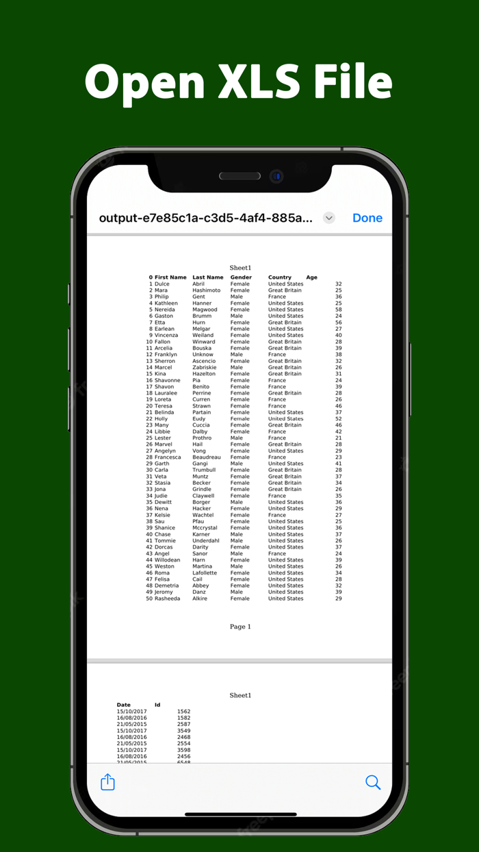 XLS Reader PDF XLSX Converter