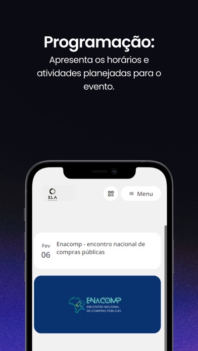 SLA Negócios e Eventos Screenshot