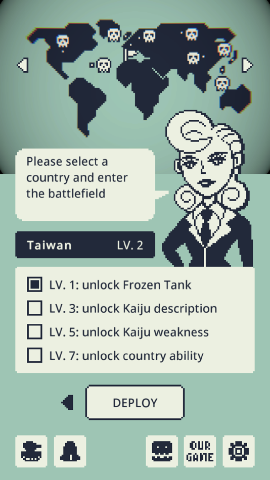 #2. Kaiju Attack (iOS) Podle: Game Stew