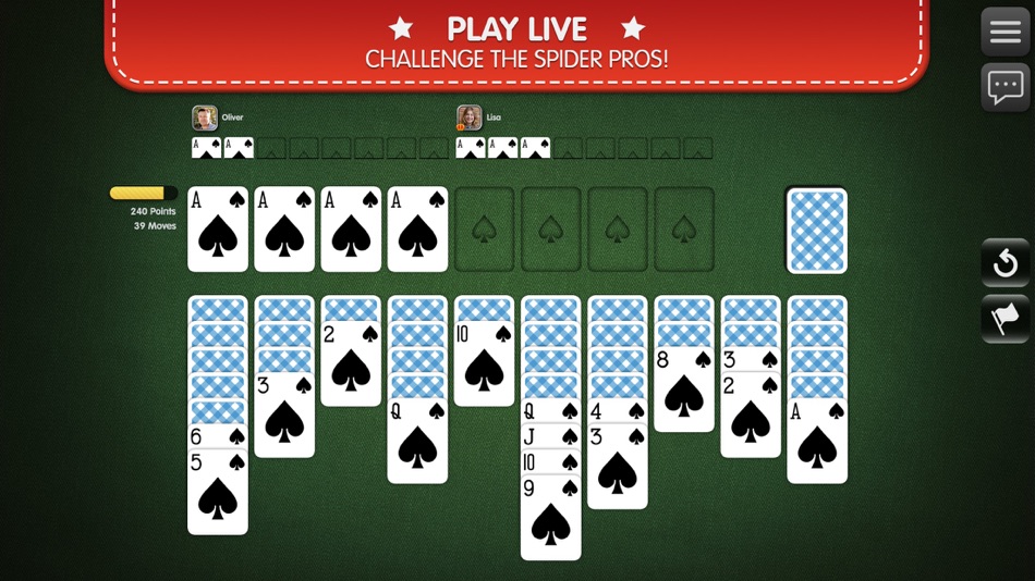 Spider Solitaire Palace - 2024.2.0 - (iOS)
