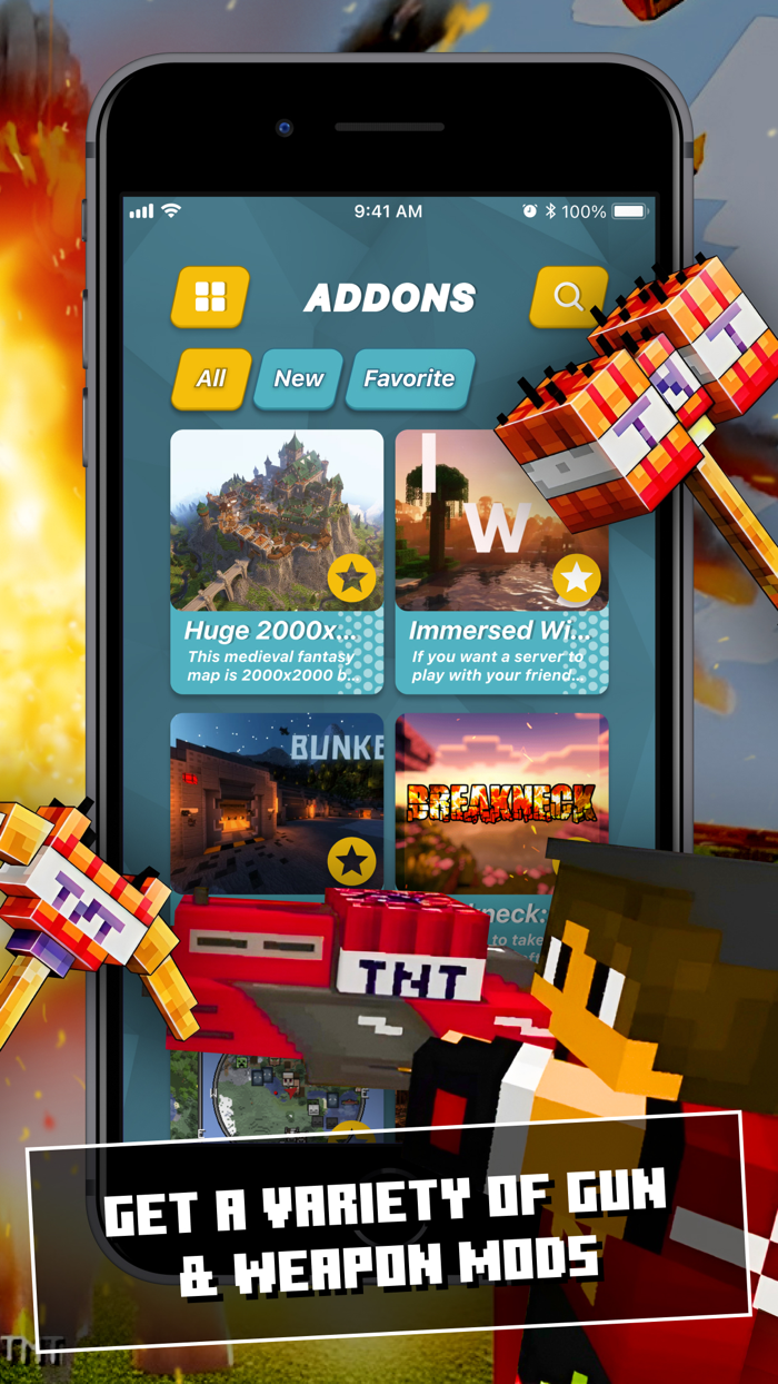 TNT Mods Addons for Minecraft