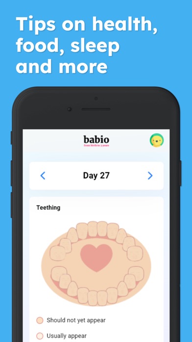 Babio · Daily baby checkup Screenshot