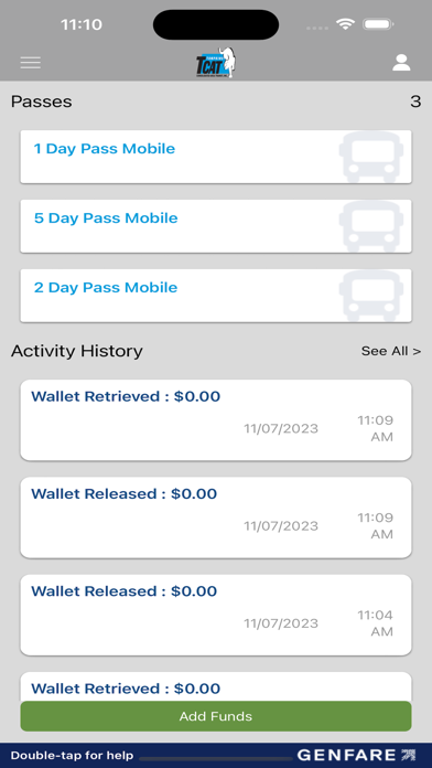 TFare (Ithaca, NY TCAT) Screenshot