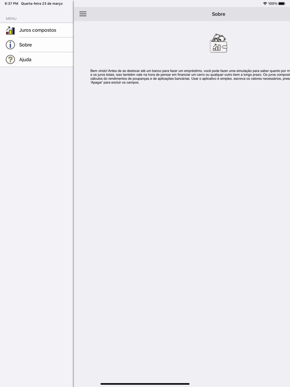 Screenshot #5 pour Juros Simulador