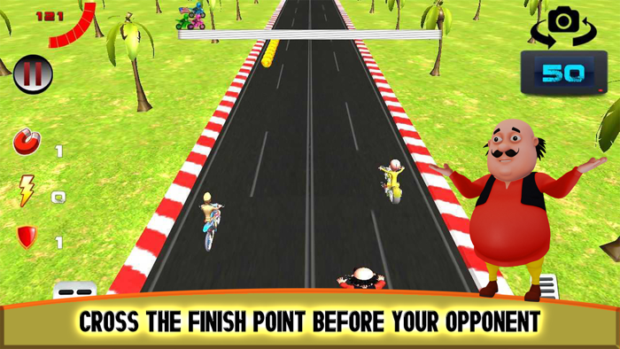 Motu Patlu Bike Racing Game