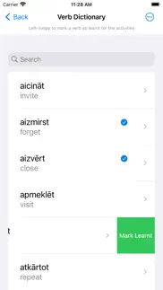 latvian verb blitz iphone screenshot 2