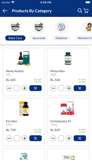 Caplet Online Pharmacy Screenshot