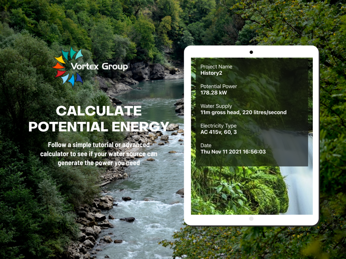 Vortex HydroPower Calculator